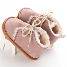 Load image into Gallery viewer, Newborn Baby Girl Boy Shoes Warm Snow Boots Toddler Infant Booties Prewalker Black White Pink - nevaehshalo