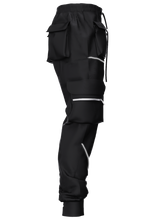 Load image into Gallery viewer, Spring and autumn new casual pants male Korean version of the trendy brand multi-bag overalls loose straight-leg pants outdoor running trousers - nevaehshalo