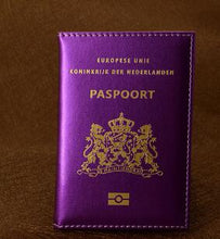 Load image into Gallery viewer, Netherlands Passport Cover Soft Pu leather New holland Women Covers For Passport Holder Nederlanden Dutch Nederland paspoort - nevaehshalo