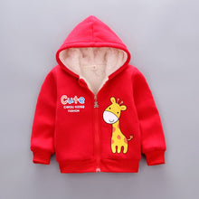 Load image into Gallery viewer, Kids boys and girls warm jacket hooded - nevaehshalo