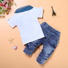 Load image into Gallery viewer, Boy Clothing Sets T-shirt+Jeans - nevaehshalo
