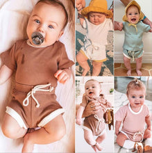 Load image into Gallery viewer, Boys' & Girls' Toddler Shorts & T-Shirt Matching Sets - nevaehshalo
