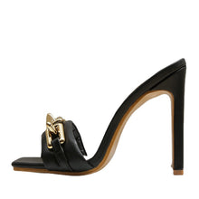 Load image into Gallery viewer, High Heeled Sandals Women Wear With Chain Fish Mouth Stiletto Heels European And American Sandals And Slippers - nevaehshalo