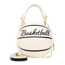 Load image into Gallery viewer, Personality leather pink basketball bag new ball purses women shoulder bags