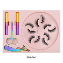 Load image into Gallery viewer, Magnetic Eyelashes Mink False Lashes Magnetic Eyeliner Waterproof Liquid Set Lasting Handmade Eyelash Makeup Tool - nevaehshalo