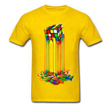 Load image into Gallery viewer, Good Quality Cube T-Shirts Rainbow Abstraction Cube Sheldon Cooper T Shirt Tee Shirt Women Men - nevaehshalo