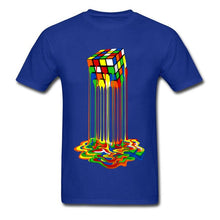 Load image into Gallery viewer, Good Quality Cube T-Shirts Rainbow Abstraction Cube Sheldon Cooper T Shirt Tee Shirt Women Men - nevaehshalo