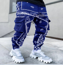 Load image into Gallery viewer, Men's European and American casual pants sports pants trousers multi-pocket overalls - nevaehshalo