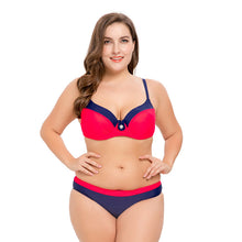 Load image into Gallery viewer, New Sexy Female Split Steel Holder Gathering Solid Color Buckle Swimsuit - nevaehshalo