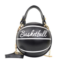 Load image into Gallery viewer, Personality leather pink basketball bag new ball purses women shoulder bags