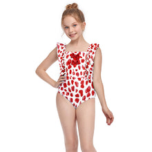Load image into Gallery viewer, New One Piece Flash Girls Swimwear New Children Swimwear - nevaehshalo
