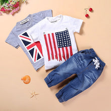Load image into Gallery viewer, Boy Clothing Sets T-shirt+Jeans - nevaehshalo