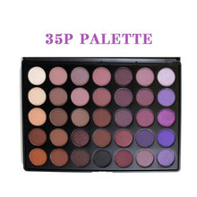 Load image into Gallery viewer, Professional 35 Color Eyeshadow Palette Earth Warm Color Shimmer Matte Eye Shadow Beauty Makeup Set - nevaehshalo