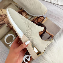 Load image into Gallery viewer, Summer Shoes For Women New Elegant Elastic Slip-on Flat Shoes - nevaehshalo