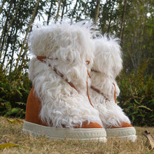 Load image into Gallery viewer, Pure Wool Slim Inside Tall Women's Winter Thickened Snow Boots