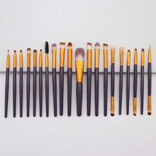 Load image into Gallery viewer, 20 eye makeup brushes eyebrow brush foundation brush eye shadow lip brush Silicone Nylon Eye Shadow - nevaehshalo