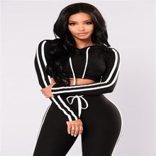 Load image into Gallery viewer, Autumn And Winter pink women tracksuit Sexy Exercise 2 piece woman set Ladies New Style pink women sweat suits - nevaehshalo