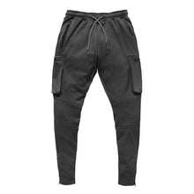 Load image into Gallery viewer, Fashion Stitching Men Pants Fitness Casual Elastic Pants men Bodybuilding Clothing Casual Navy Military Sweatpants Joggers Pants - nevaehshalo