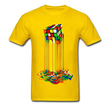 Load image into Gallery viewer, Good Quality Cube T-Shirts Rainbow Abstraction Cube Sheldon Cooper T Shirt Tee Shirt Women Men - nevaehshalo