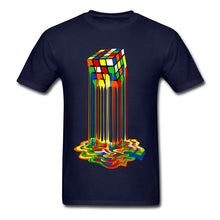 Load image into Gallery viewer, Good Quality Cube T-Shirts Rainbow Abstraction Cube Sheldon Cooper T Shirt Tee Shirt Women Men - nevaehshalo