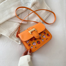 Load image into Gallery viewer, Spring And Summer Casual Underarm Bag Women's New Style Fashion Shoulder Bag Simple Strawberry Girl Small Square Bag - nevaehshalo
