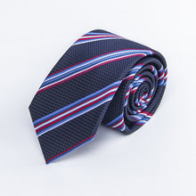 Load image into Gallery viewer, Polyester Silk Tie Men Suit Accessories Tie Business Interview Formal Dress Birthday Party Tie - nevaehshalo