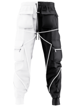 Load image into Gallery viewer, Spring and autumn new casual pants male Korean version of the trendy brand multi-bag overalls loose straight-leg pants outdoor running trousers - nevaehshalo