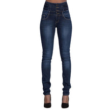 Load image into Gallery viewer, Woman skinny jeans Denim Pencil Pants Top Brand Stretch - nevaehshalo