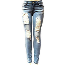Load image into Gallery viewer, S-XXL Women's Skinny Hole Ripped Jeans New Fashion - nevaehshalo