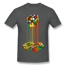 Load image into Gallery viewer, Good Quality Cube T-Shirts Rainbow Abstraction Cube Sheldon Cooper T Shirt Tee Shirt Women Men - nevaehshalo