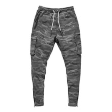 Load image into Gallery viewer, Fashion Stitching Men Pants Fitness Casual Elastic Pants men Bodybuilding Clothing Casual Navy Military Sweatpants Joggers Pants - nevaehshalo