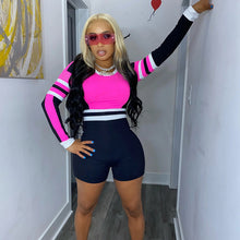 Load image into Gallery viewer, Fall Women's Color Casual Shorts Long Top