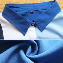 Load image into Gallery viewer, Women Blouses Fashion Long Sleeve Turn Down Collar Office Shirt Chiffon Blouse Shirt Casual Tops