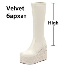 Load image into Gallery viewer, Newest Women Ankle Boots Fashion Punk Style High Platforms Wedges Heels