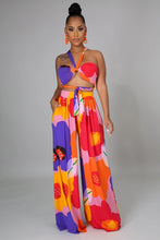 Load image into Gallery viewer, Dashiki African Clothes for Women Floral Printing Tube Top & Pants V-Neck 2-Piece - nevaehshalo