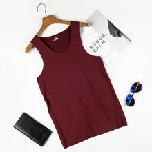 Load image into Gallery viewer, Men's Seamless Vest Ice Silk Vest Quick Dry Large Size - nevaehshalo