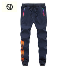 Load image into Gallery viewer, Tracksuit Bottoms Mens Casual Pants Cotton Sweatpants Mens Joggers Striped Pants Gyms Clothing Plus - nevaehshalo