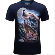 Load image into Gallery viewer, Men's animal T-Shirt orangutan/gas monkey/Wolf 3D Printed