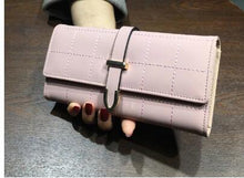 Load image into Gallery viewer, Wallets With Leather Fashion Coin Purse Phone Bag 10 Card Holders ladies - nevaehshalo