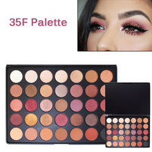 Load image into Gallery viewer, Professional 35 Color Eyeshadow Palette Earth Warm Color Shimmer Matte Eye Shadow Beauty Makeup Set - nevaehshalo