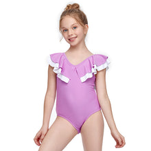 Load image into Gallery viewer, New One Piece Flash Girls Swimwear New Children Swimwear - nevaehshalo