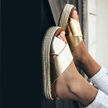 Load image into Gallery viewer, Sexy Leopard Sandals Summer Women Slippers Open Toe Platform Casual Shoes Ladies Outdoor Beach Flip Flops Female Slides - nevaehshalo