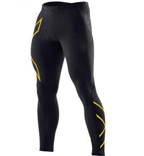 Load image into Gallery viewer, Men Compression Tight Long Pants Black Joggers - nevaehshalo