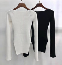 Load image into Gallery viewer, New spring and summer fashion women clothes cashmere sqaure collar - nevaehshalo