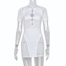 Load image into Gallery viewer, Cut Out Sexy Zebra Women's Mini Dress for Holiday Night Club Party - nevaehshalo