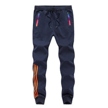Load image into Gallery viewer, Tracksuit Bottoms Mens Casual Pants Cotton Sweatpants Mens Joggers Striped Pants Gyms Clothing Plus - nevaehshalo