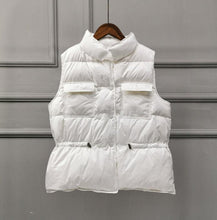 Load image into Gallery viewer, New Ultra Light Down Vest Women Short Vest Windproof Lightweight Warm Waistcoat Female White Duck Down Down Coat Sleeveless - nevaehshalo
