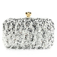 Load image into Gallery viewer, Double-Sided Bead Embroidery Sequin Bag Ladies Evening Bag