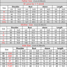 Load image into Gallery viewer, Family Look matching outfits father and son big litter man Dad baby summer fathers day clothing T-shirt for daddy and me clothes - nevaehshalo