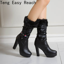 Load image into Gallery viewer, Fashion Female Thick bottom Knee-length boots